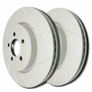 SP Performance T32-7824 Slotted Brake Rotors ZRC Coating L/R Pr Front - Picture 1 of 4