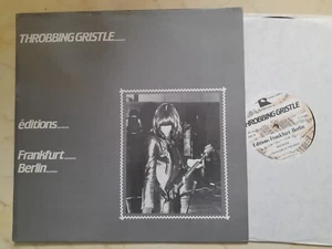 Throbbing Gristle Éditions Frankfurt Berlin 1983 Private Press Vinyl LP - Picture 1 of 2