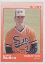 1988 Star Hagerstown Suns Chris Pinder #17