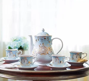 DISNEY STORE CINDERELLA LIMITED EDITION 3000 5PC TEA SET NEW IN BOX - Picture 1 of 1