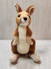 Aurora Flopsie Kangaroo Brown Beige SItting Stuffed Animal Plush Toy