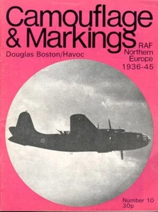 TARNUNGEN & MARKIERUNGEN 10. WW2 RAF DOUGLAS BOSTON Mk.III BOMBER HAVOC NACHTKÄMPFER - Bild 1 von 4