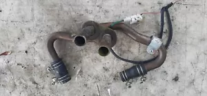 90-96 Infiniti Q45 Heater Core Inlet / Outlet Hard Line Extensions w Hoses - Picture 1 of 4
