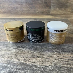 Peter Thomas Roth Mask Bundle (Pumpkin Enzyme, Irish Moor Mud, 24K gold) 3 Masks - Picture 1 of 4