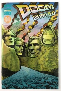 DOOM 2099 AD # 29 Foil Wraparound Cover 1995 Marvel quasi nuovo + grado, imballato e imbarcato - Foto 1 di 2