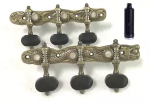1/18 Klassische Gitarre Maschinenkopf Tuner Stimmstift reibungsfrei 101AB-AS S4 - Bild 1 von 3