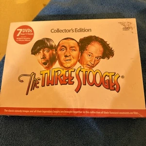 The Three Stooges: Collectors Edition 7-DVD Set~NEW SEALED - Foto 1 di 3