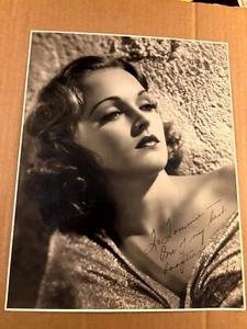 Dorothy Arnold Very Rare Very Early Autographed Oversize 11/14 Photo 30sDiMaggio - Picture 1 of 9