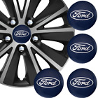 For Ford Set of 4x56mm BLUE Wheel Center Stickers New