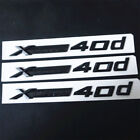 3x XDrive 40d Hochglanz Schwarz Kunststoff Aufkleber Abzeichen Aufkleber Emblem E71 G06 F16 Diesel
