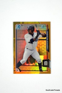 2015 Bowman Draft Chrome Gold Refractor /50 Christin Stewart #178