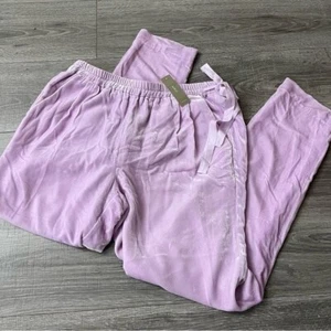 Neu mit Etikett J Crew Samt Velours seitlich zum Binden lavendel lila Hose Größe 12 - Bild 1 von 6
