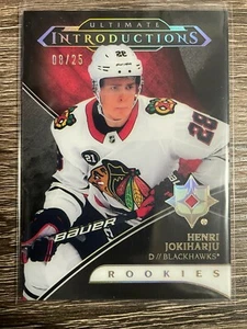 HENRI JOKIHARJU 2018-19 Ultimate Collection Ultimate Introductions ONYX #08/25 - Picture 1 of 1