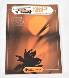 EZ Play Today No. 74 Hymns Of Glory For Organs Piano Guitar Music Book 1978 - Imagen 1 de 6