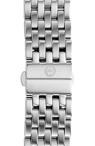 MICHELE W1060 Womens Silver/Steel Deco 18mm Bracelet Watch Band - Picture 1 of 3