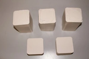 200 Stück Bierdeckel blanko unbedruckt quadratisch 93x93mm Ecken abgerundet - Bild 1 von 2