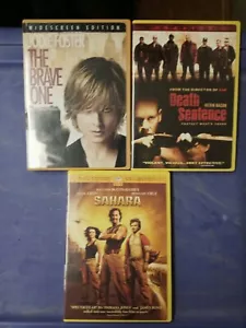 5 Dvd Movie Bundle ( The Brave One, Death Sentence, Sahara, Shoot E m Up, And... - Picture 1 of 2