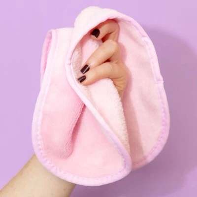 Microfibre Make Up Remover Cloths - Reusable - Baby Pink - Image 1 of 2