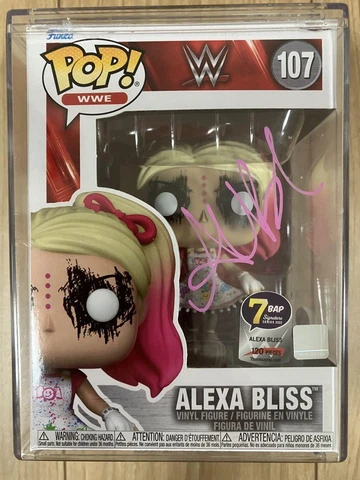WWE Funko POP 7Bap Signature Series107 Alexa Bliss Figure 120 world limited Cover