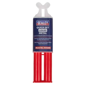 Sealey SCS380 Quick Set Liquid Metal - Chemical Epoxy Metal Repair dual Syringe - Picture 1 of 1
