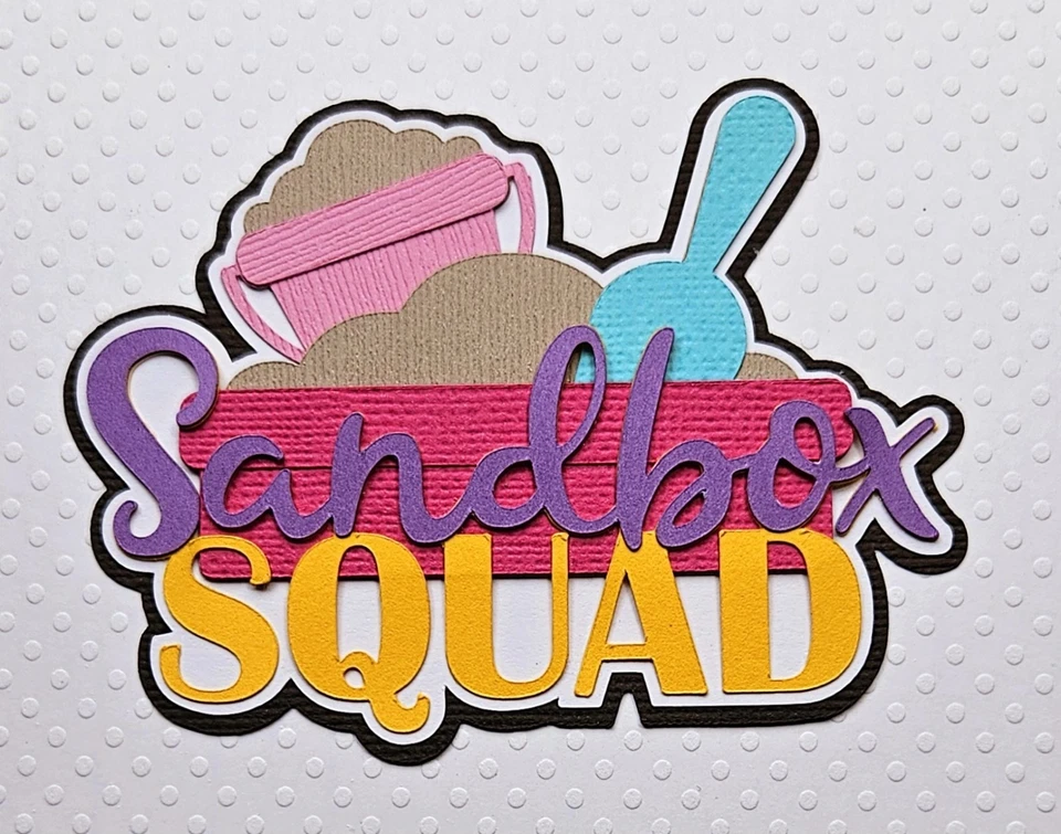 Título Sandbox Squad Girl. Álbum de recortes, piezas de papel para hacer tarjetas Foto 1 de 1