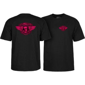 Camiseta Powell Peralta Winged Ripper Rosa Luz Negra - Imagen 1 de 10
