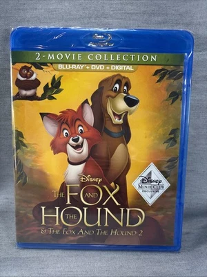 The Fox and The Hound 1 & 2 Collectors Edition Sealed Disney Blu-Ray + Dvd Movie - Image 1 of 2