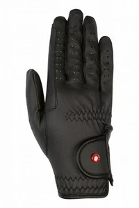 Guanti equitazione Professional Soft HKM neri nuovi - Foto 1 di 2