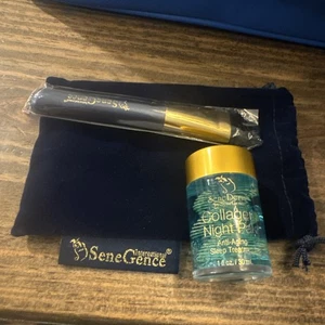 NEW SeneGence Collagen Night Pak Pack Sleep Treatment PM Brush Pouch - Picture 1 of 7