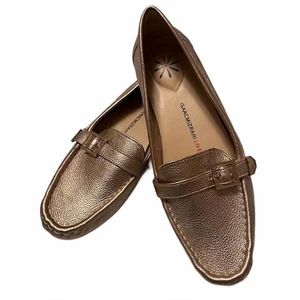 Isaac Mizrahi Amberlyn Gold Leder Fahrmokassin Größe 8,5 - Bild 1 von 6