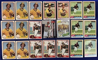 Lote de 265 tarjetas de béisbol Ozzie Smith Salón de la Fama de los Cardenales de San Luis 1980 Topps Foto 1 de 4