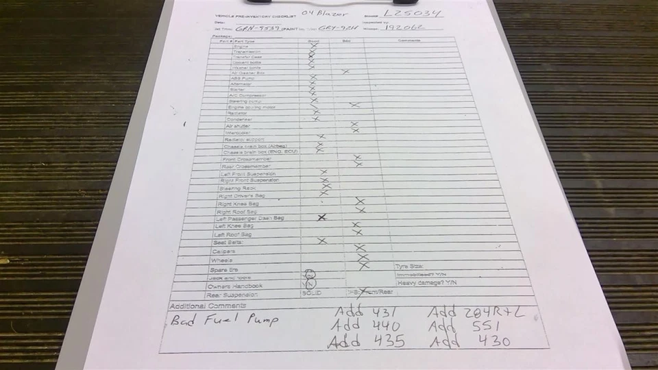 Compresor de aire acondicionado usado para: Chevrolet Blazer S10/Jimmy S15 2004 grado A Foto 1 de 4