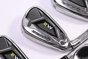 Left Hand Taylormade M2 2017 Irons / 6-PW+SW / Ladies Flex M2 Reax 45 Shafts - Picture 1 of 7