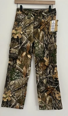 King’s Camo Youth Hunting Pants 14/16 Realtree Edge Cargo Cotton Blend NWT - Image 1 of 4