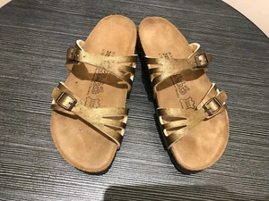 Birkis Sandals Moorea Champagne/Old Gold colour - Picture 1 of 7