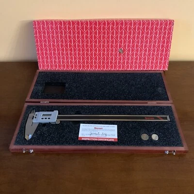 Starrett #721 -12/300 Digital Caliper 0-12” / 0-300mm NIB USA - Image 1 of 4