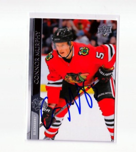 CONNOR MURPHY autographed SIGNED '20/21 CHICAGO BLACKHAWKS "Upper Deck" card