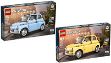 LEGO®  Creator Expert 77942 und 10271 Fiat 500 Blau und Gelb Set Neu OVP 