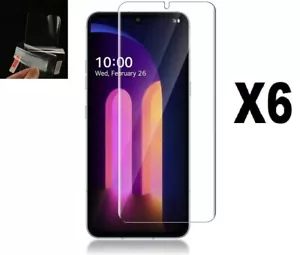 Menge 6er-Pack Klar Displayschutzfolie, Film Displayschutz Schild für LG V60 ThinQ - Bild 1 von 2