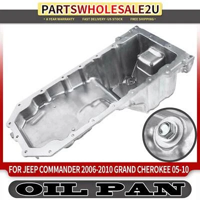Pan de aceite del motor para Jeep Grand Cherokee 2005-2010 Commander 2006-2010 SUV de 5,7 L Foto 1 de 4