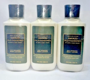 3 Smoked Old Fashioned Body Lotion Men's Collection Bath & Body Works 8 fl oz - Picture 1 of 1