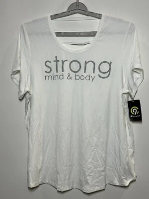 Top activo C9 Champion para mujer "Strong Mind Body" - Blanco 2X Foto 1 de 2