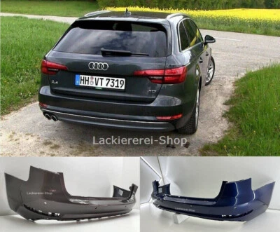 STOßSTANGE HINTEN LACKIERT IN WUNSCHFARBE NEU für Audi A4 B9 AVANT 2015-2018 - Bild 1 von 4