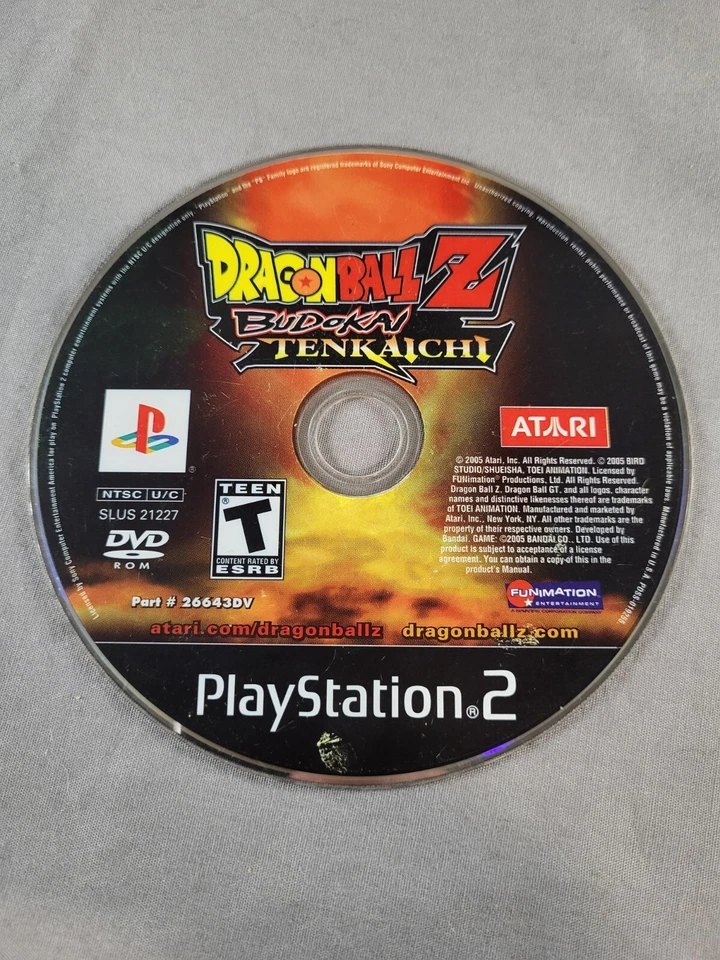 Dragon Ball Z: Budokai Tenkaichi, PS2, Loose, Authentic! - Image 1 of 1