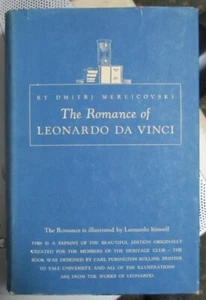 The Romance of Leonardo Da Vinci 1954 Dmitri Merejcovski HERITAGE PRESS BOOK - Picture 1 of 4