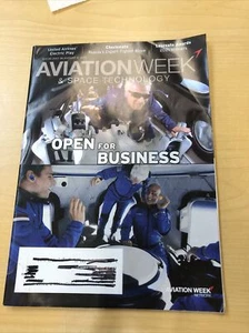 Aviation Week AUGUST 8 2021 BRANSON ASTRONAUTS ISSUE MAGAZINE - Picture 1 of 11