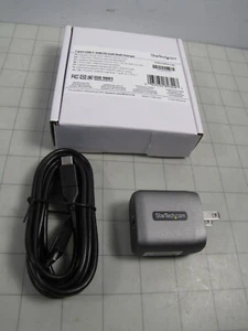 StarTech WCH1C30 1-Port USB-C 30W PD GaN Wall Charger NEW - Picture 1 of 6