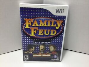Nintendo Wii - Family Feud 2012 Edition  & Manual