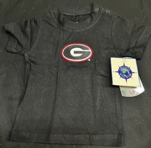 Georgia Bulldogs Newborn Baby Boy T-Shirt Tee 3-6 Months New - Picture 1 of 1