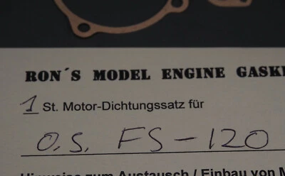 Gehäuse-Dichtungssatz für Modellmotor OS FS-120 - Bild 1 von 2
